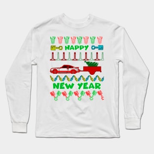 Merry chrismas, happy newyear, car guy, car enthusiast merry chrismas (911) Long Sleeve T-Shirt